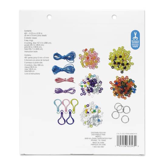 9 Pack: My 1st Pony Bead Kit by Creatology™